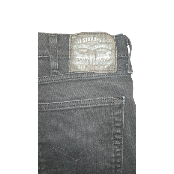 Levi’s 513 Slim Straight Jeans W38 L32 Blue Denim Pants – Men’s – New - Picture 5 of 5